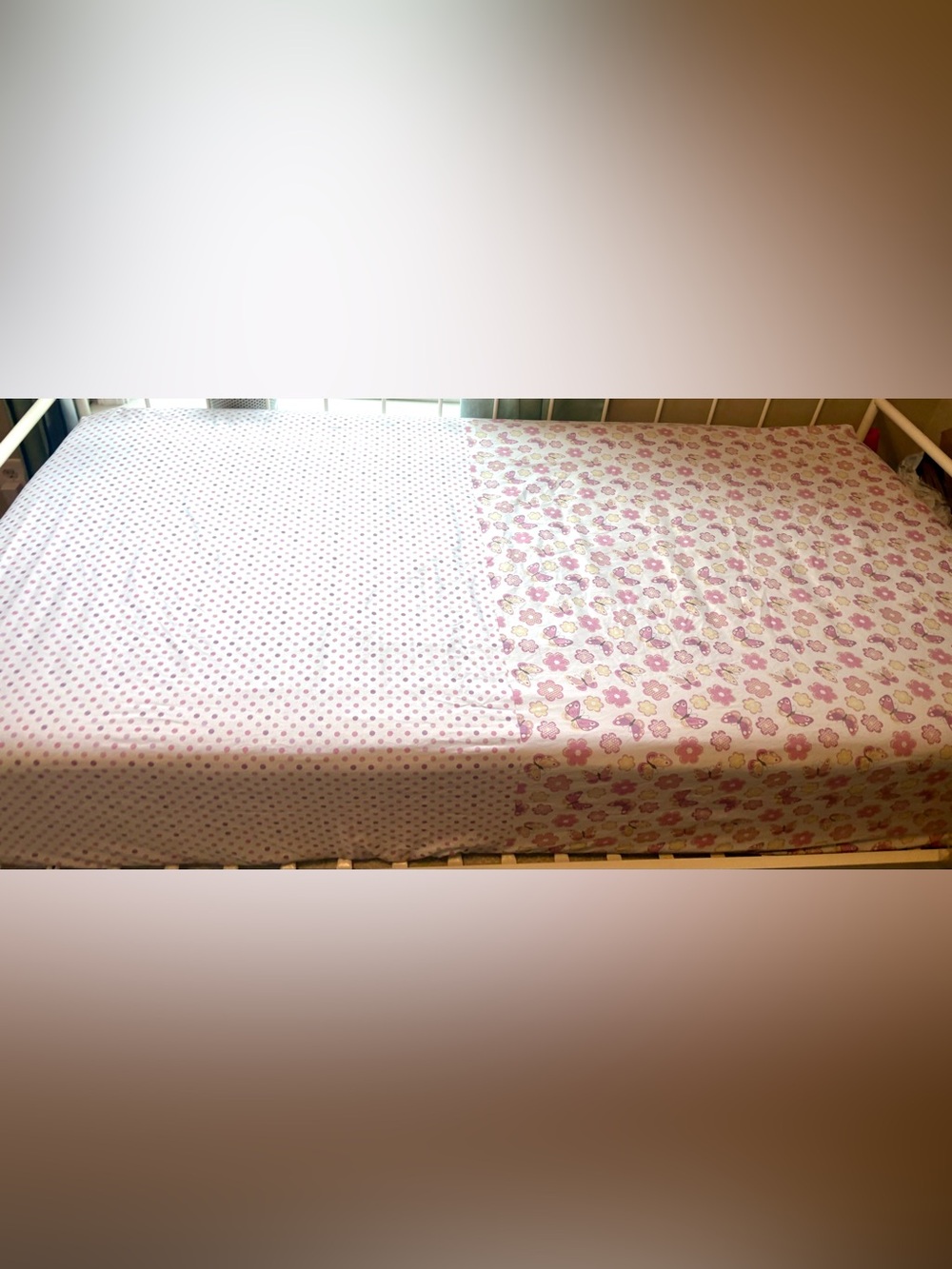 Vintage Y2K Limited Too Twin Sheet Set Butterfly Floral Polka Dot Pink